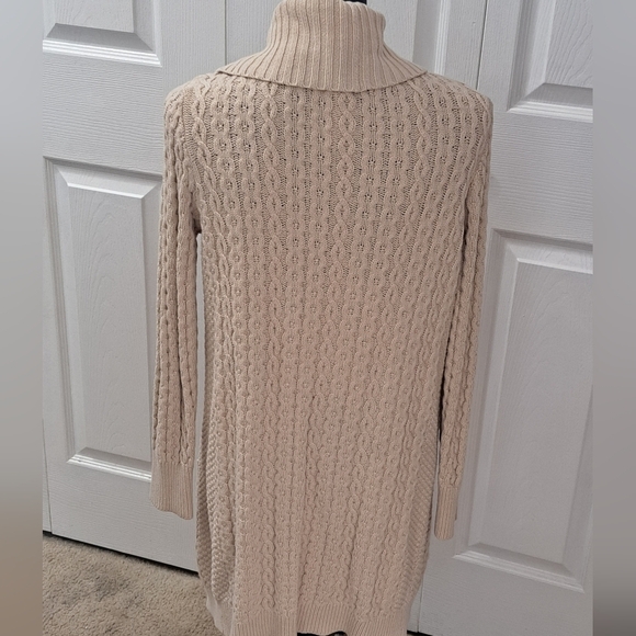 Leo & Nicole Beige Sweater Coat/Cardigan Size M - Picture 6 of 14